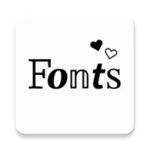 stylish fonts & fancy keyboard android application logo